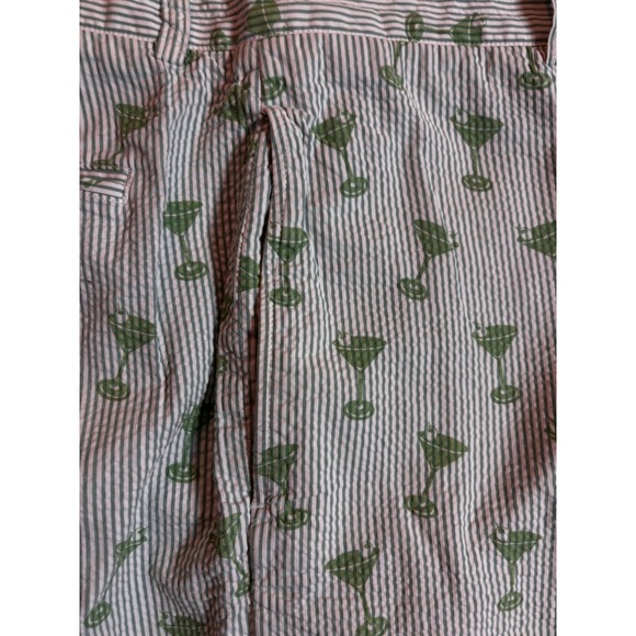 Brooks Brothers Mens Seersucker Martini Print Shorts Size 38 - Picture 6 of 14